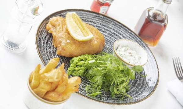 Royal Duchy Hotel Restaurant Dining Fish and Chips
